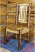 Montana Woodworks Glacier Country Collection Side Chair with Ergonomic Wooden Seat-Rustic Furniture Marketplace