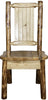 Montana Woodworks Glacier Country Collection Side Chair with Laser Engraved Design-Rustic Furniture Marketplace