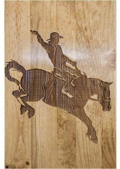 Montana Woodworks Glacier Country Collection Platform Bed with Laser Engraved Design-Rustic Furniture Marketplace