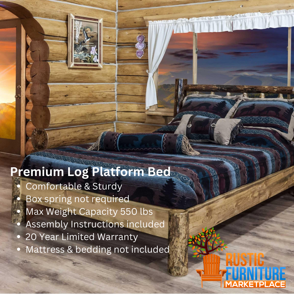 Montana Woodworks Glacier Country Platform Bed