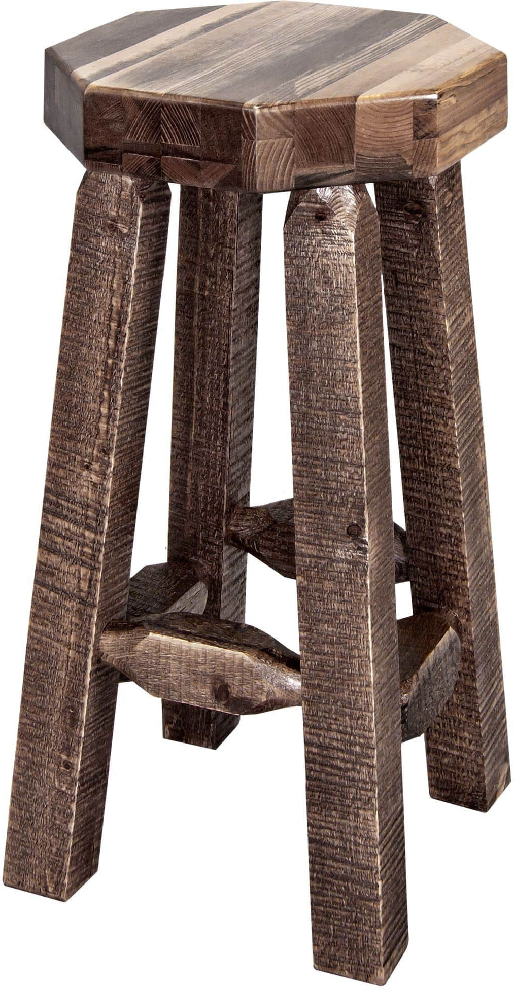 Montana Woodworks Homestead Collection Backless Barstool-Rustic Furniture Marketplace