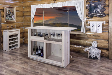 Montana Woodworks Homestead Collection Bar with Foot Rail-Rustic Furniture Marketplace