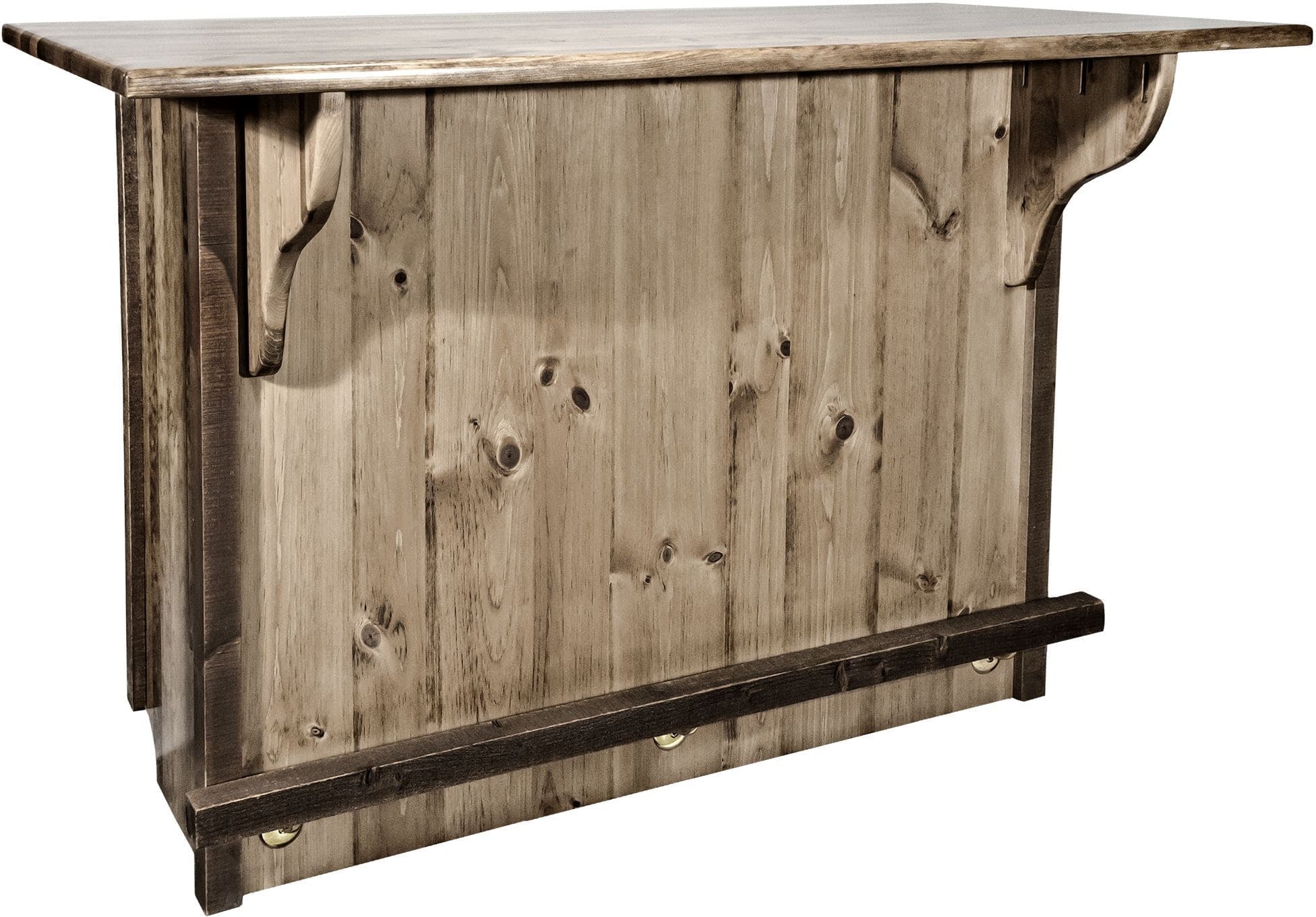 Montana Woodworks Homestead Collection Bar with Foot Rail-Rustic Furniture Marketplace