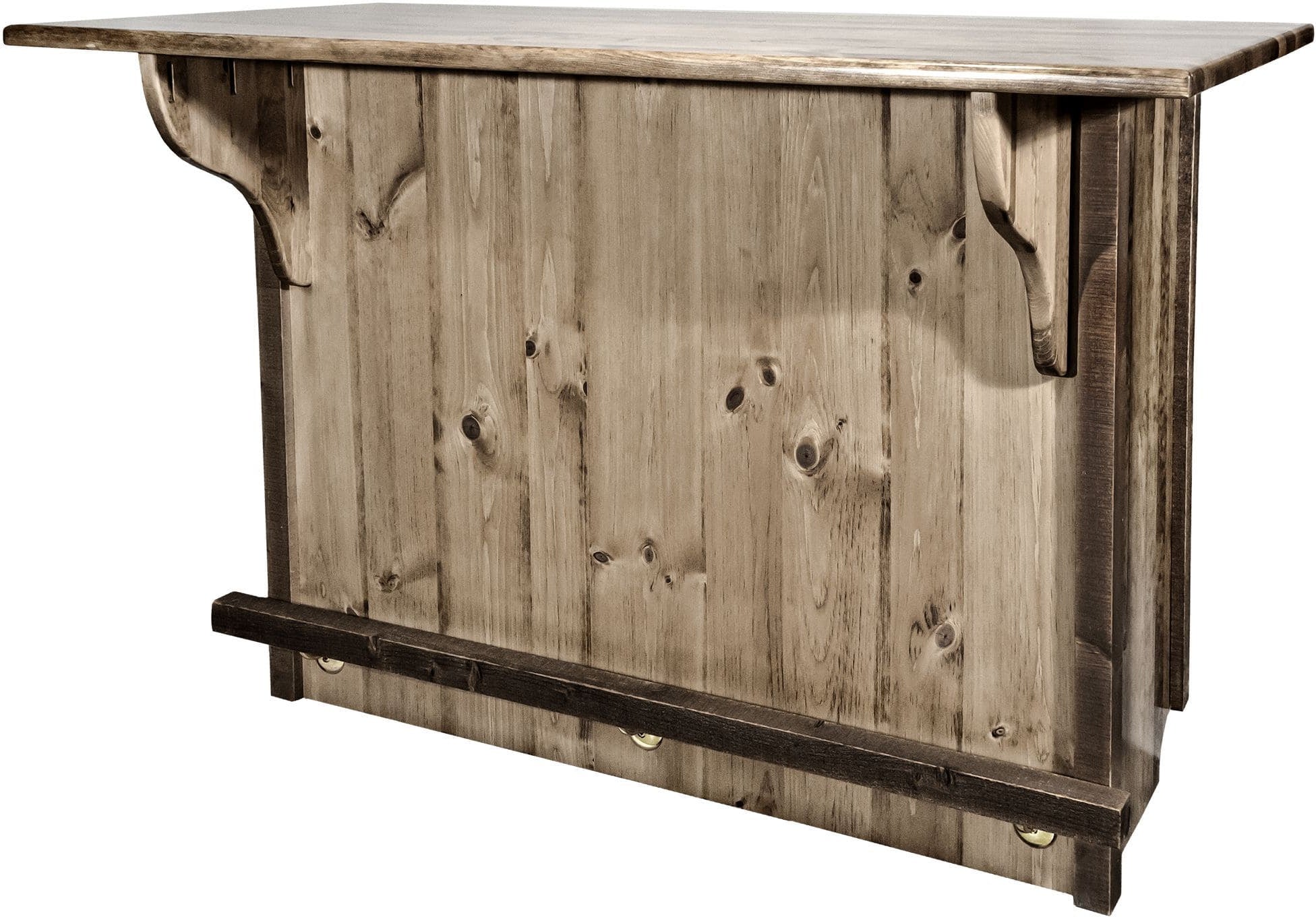 Montana Woodworks Homestead Collection Bar with Foot Rail-Rustic Furniture Marketplace