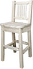Montana Woodworks Homestead Collection Barstool with Back and Ergonomic Wooden Seat-Rustic Furniture Marketplace