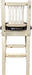 Montana Woodworks Homestead Collection Barstool with Back and Upholstered Seat-Rustic Furniture Marketplace