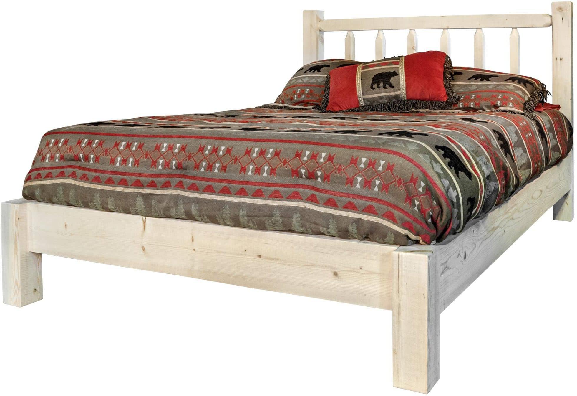 Montana Woodworks Homestead Collection California King Platform Bed-Rustic Furniture Marketplace