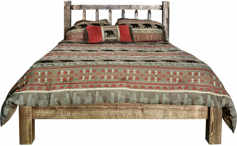 Montana Woodworks Homestead Collection California King Platform Bed-Rustic Furniture Marketplace