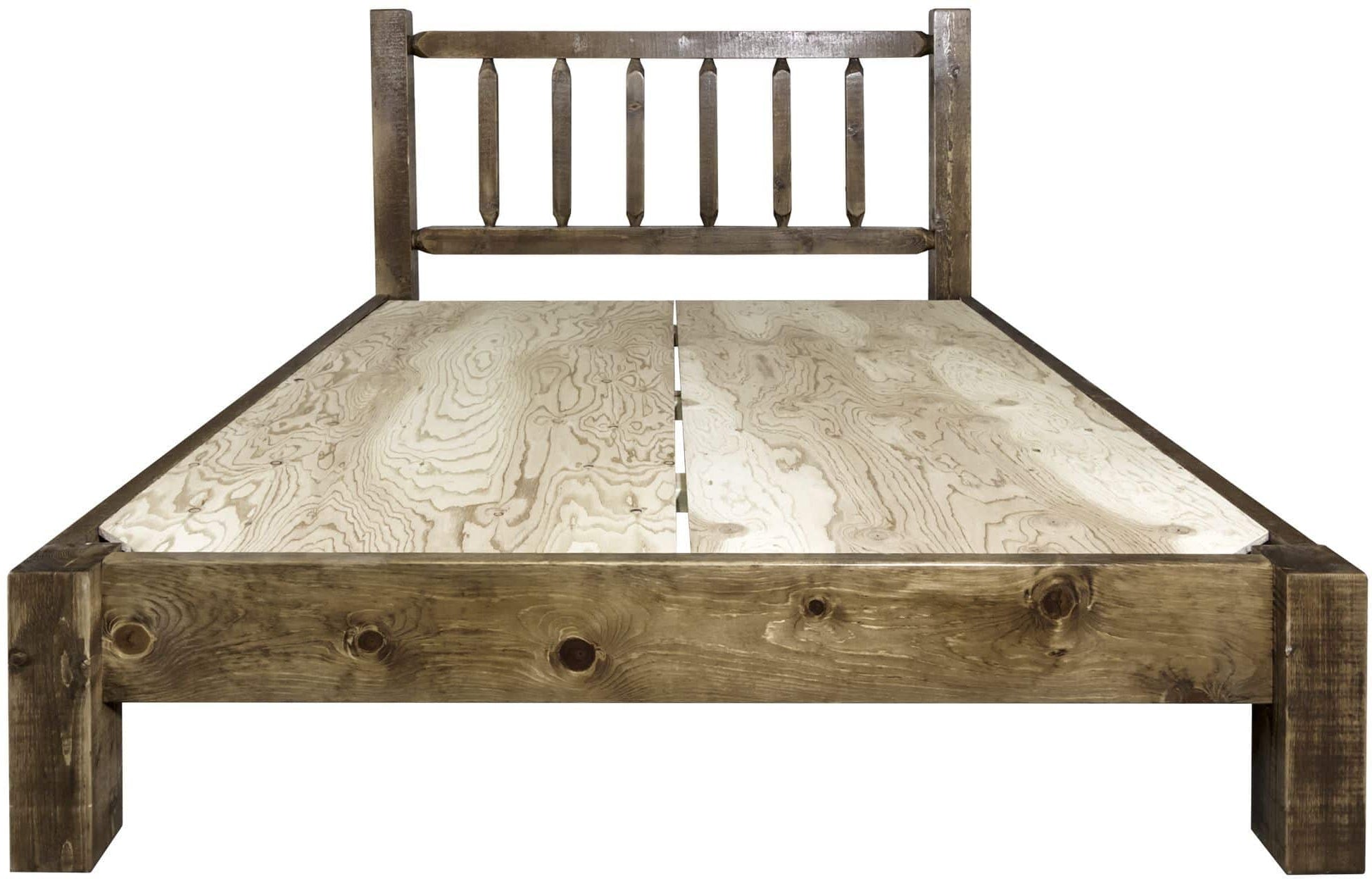 Montana Woodworks Homestead Collection California King Platform Bed-Rustic Furniture Marketplace