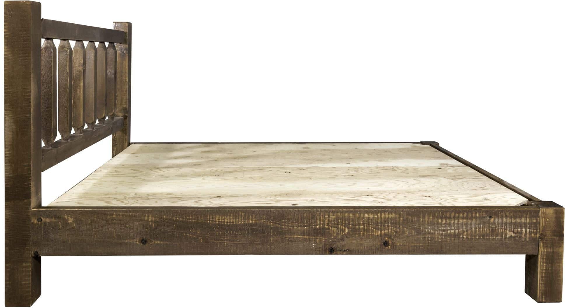 Montana Woodworks Homestead Collection California King Platform Bed-Rustic Furniture Marketplace