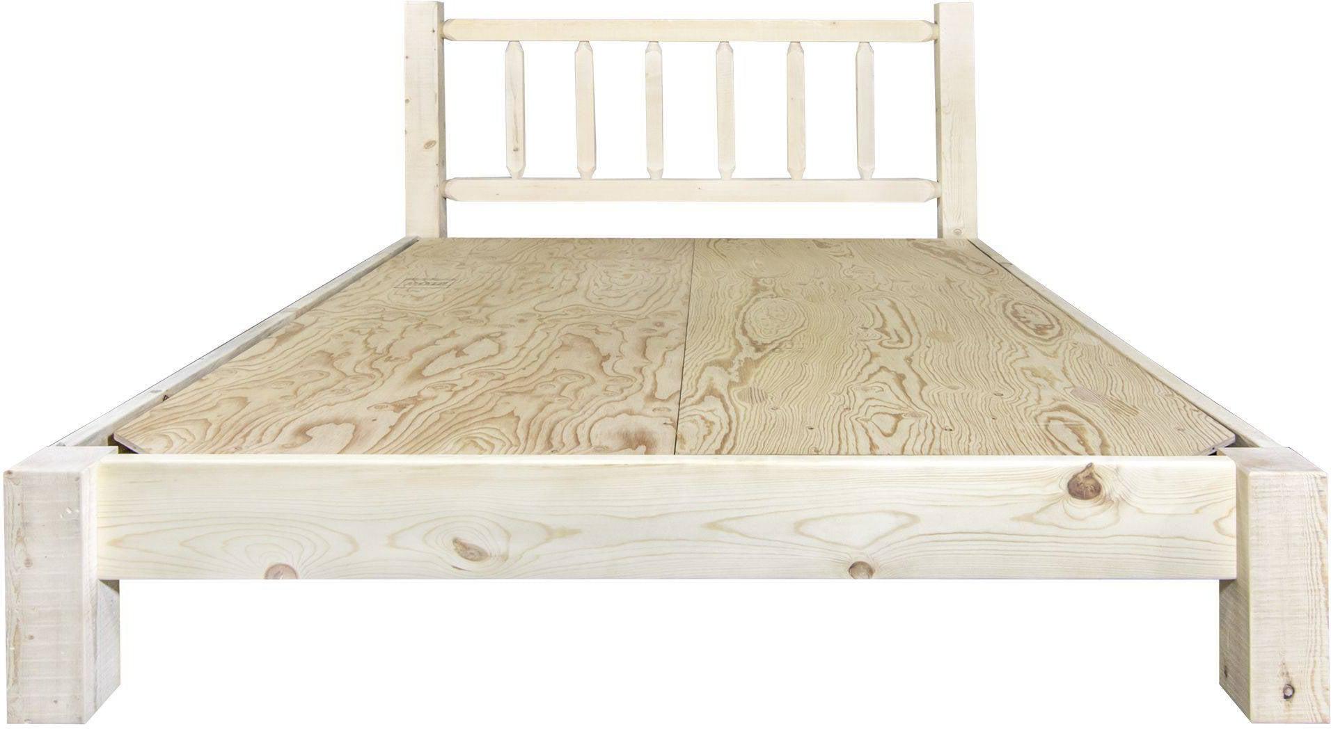 Montana Woodworks Homestead Collection California King Platform Bed-Rustic Furniture Marketplace