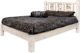 Montana Woodworks Homestead Collection California King Platform Bed - Clear Lacquer Finish-Rustic Furniture Marketplace