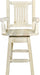 Montana Woodworks Homestead Collection Captain's Barstool with Back & Swivel-Rustic Furniture Marketplace