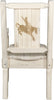 Montana Woodworks Homestead Collection Captain's Chair with Laser Engraved Design - Ready to Finish-Rustic Furniture Marketplace
