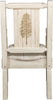 Montana Woodworks Homestead Collection Captain's Chair with Laser Engraved Design - Ready to Finish-Rustic Furniture Marketplace
