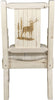 Montana Woodworks Homestead Collection Captain's Chair with Laser Engraved Design - Ready to Finish-Rustic Furniture Marketplace