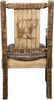Montana Woodworks Homestead Collection Captain's Chair with Laser Engraved Design - Stain & Lacquer Finish-Rustic Furniture Marketplace