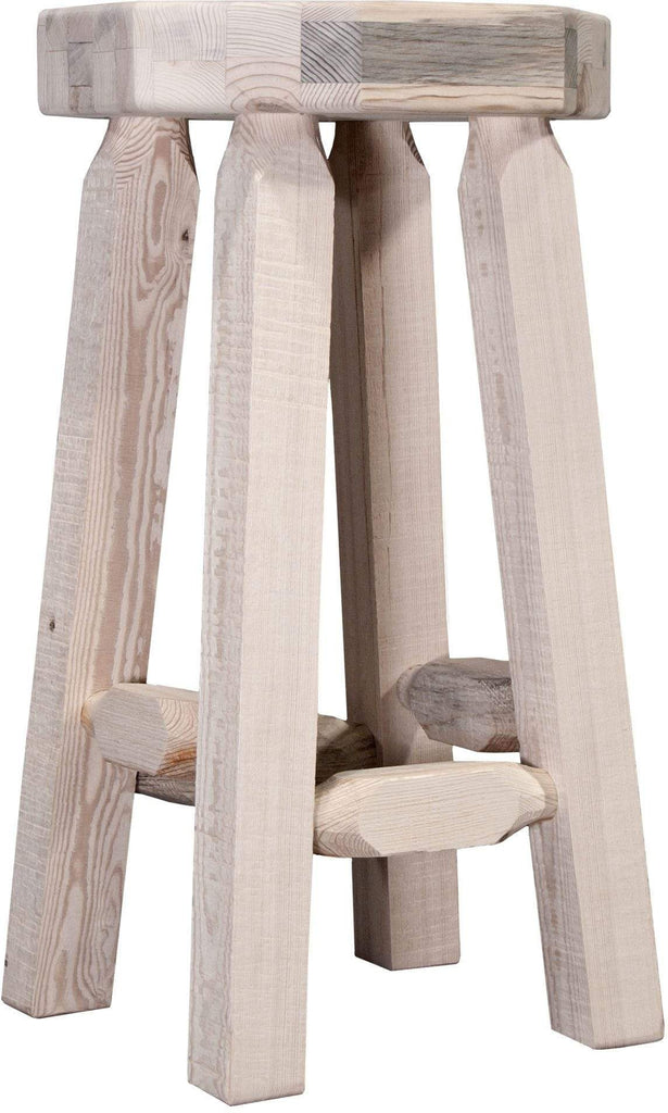 Montana Woodworks Homestead Collection Counter Height Backless Barstool-Rustic Furniture Marketplace