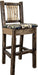 Montana Woodworks Homestead Collection Counter Height Barstool with Back-Rustic Furniture Marketplace