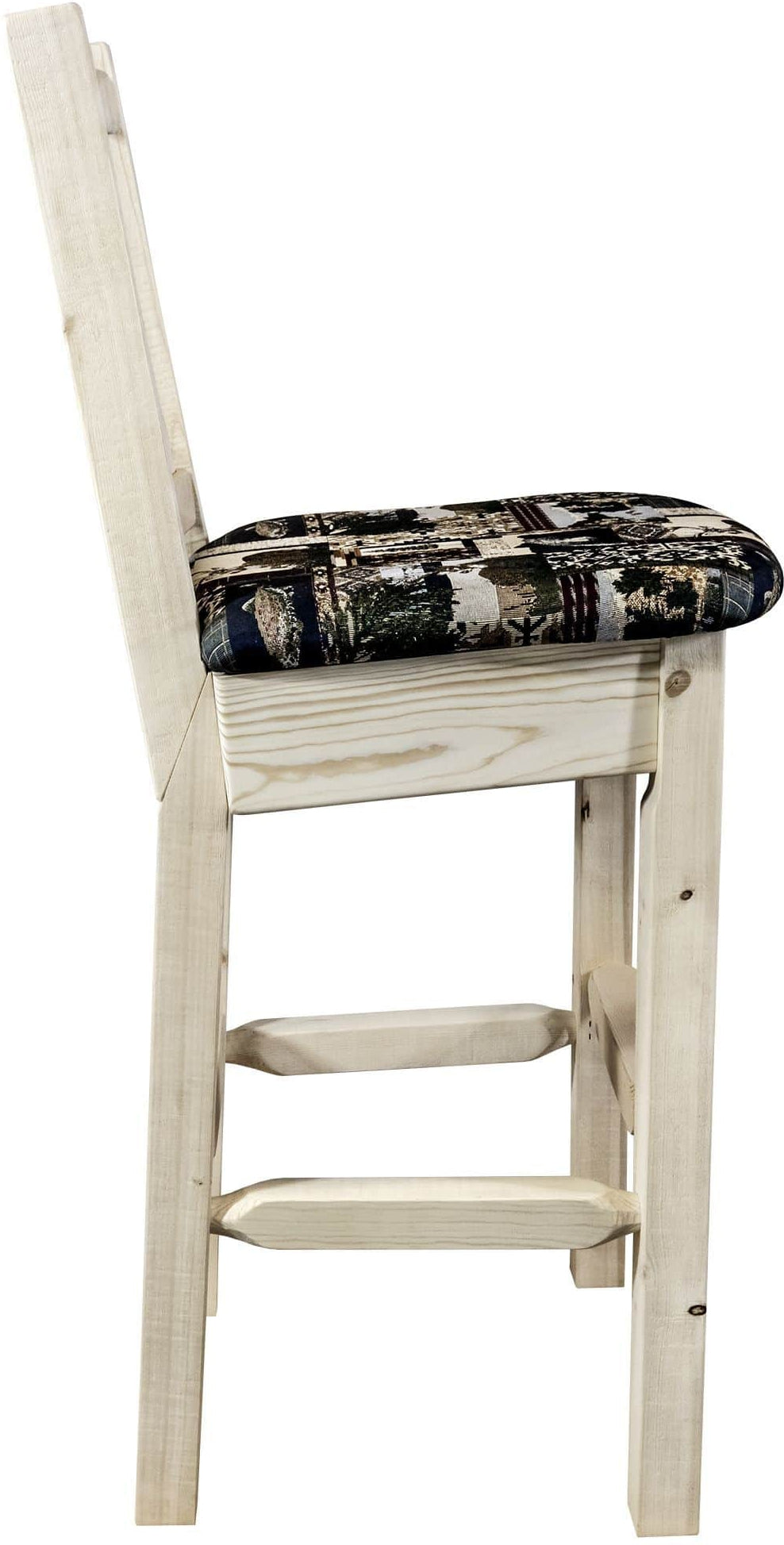 Montana Woodworks Homestead Collection Counter Height Barstool with Back-Rustic Furniture Marketplace