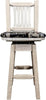 Montana Woodworks Homestead Collection Counter Height Barstool with Back & Swivel-Rustic Furniture Marketplace