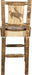 Montana Woodworks Homestead Collection Counter Height Barstool with Laser Engraved Design - Stain & Lacquer Finish-Rustic Furniture Marketplace