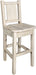 Montana Woodworks Homestead Collection Counter Height Barstool with Laser Engraved Design - Clear Lacquer Finish-Rustic Furniture Marketplace