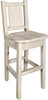 Montana Woodworks Homestead Collection Counter Height Barstool with Laser Engraved Design - Ready to Finish-Rustic Furniture Marketplace