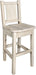 Montana Woodworks Homestead Collection Counter Height Barstool with Laser Engraved Design - Ready to Finish-Rustic Furniture Marketplace