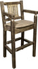 Montana Woodworks Homestead Collection Counter Height Captain's Barstool-Rustic Furniture Marketplace