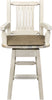 Montana Woodworks Homestead Collection Counter Height Swivel Captain's Barstool-Rustic Furniture Marketplace
