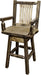 Montana Woodworks Homestead Collection Counter Height Swivel Captain's Barstool-Rustic Furniture Marketplace