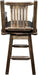 Montana Woodworks Homestead Collection Counter Height Swivel Captain's Barstool-Rustic Furniture Marketplace