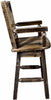 Montana Woodworks Homestead Collection Counter Height Swivel Captain's Barstool-Rustic Furniture Marketplace