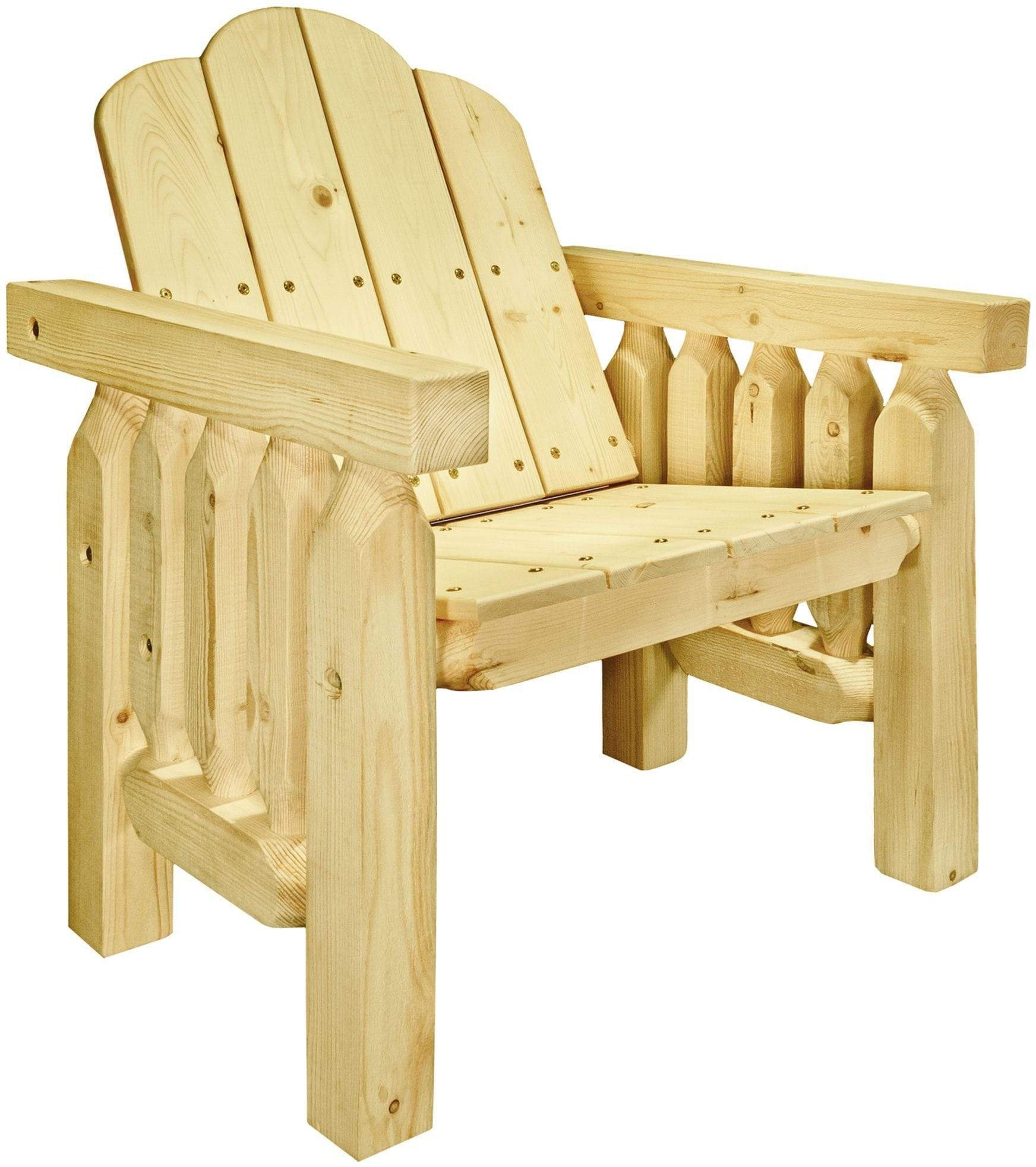 Montana Woodworks Homestead Collection Deck Chair-Rustic Furniture Marketplace