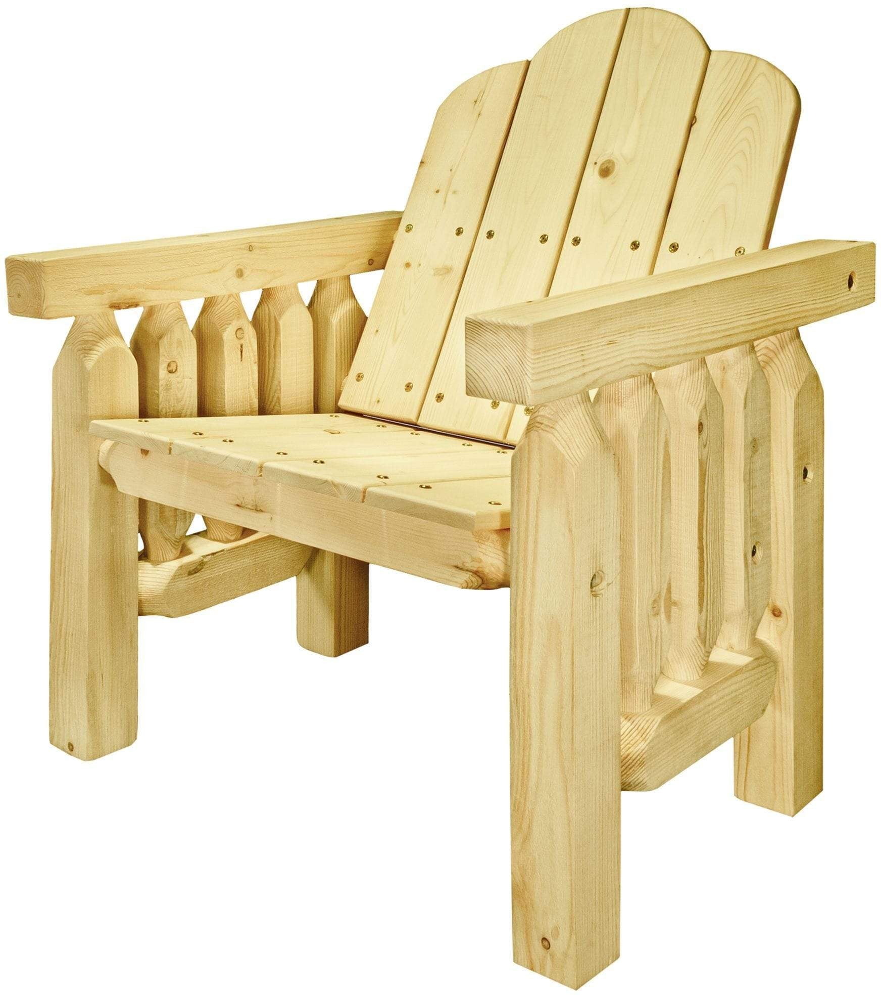 Montana Woodworks Homestead Collection Deck Chair-Rustic Furniture Marketplace