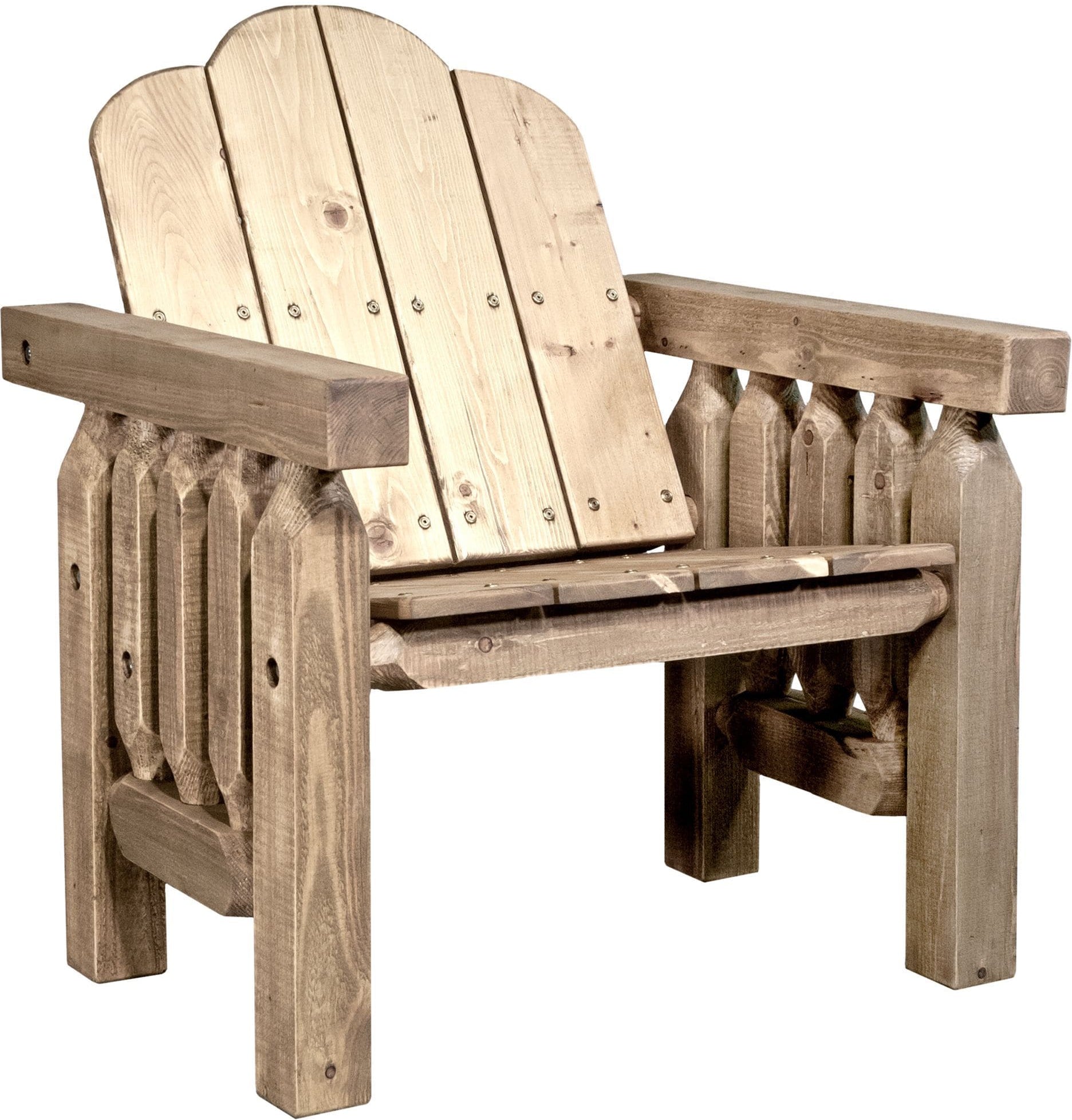 Montana Woodworks Homestead Collection Deck Chair-Rustic Furniture Marketplace