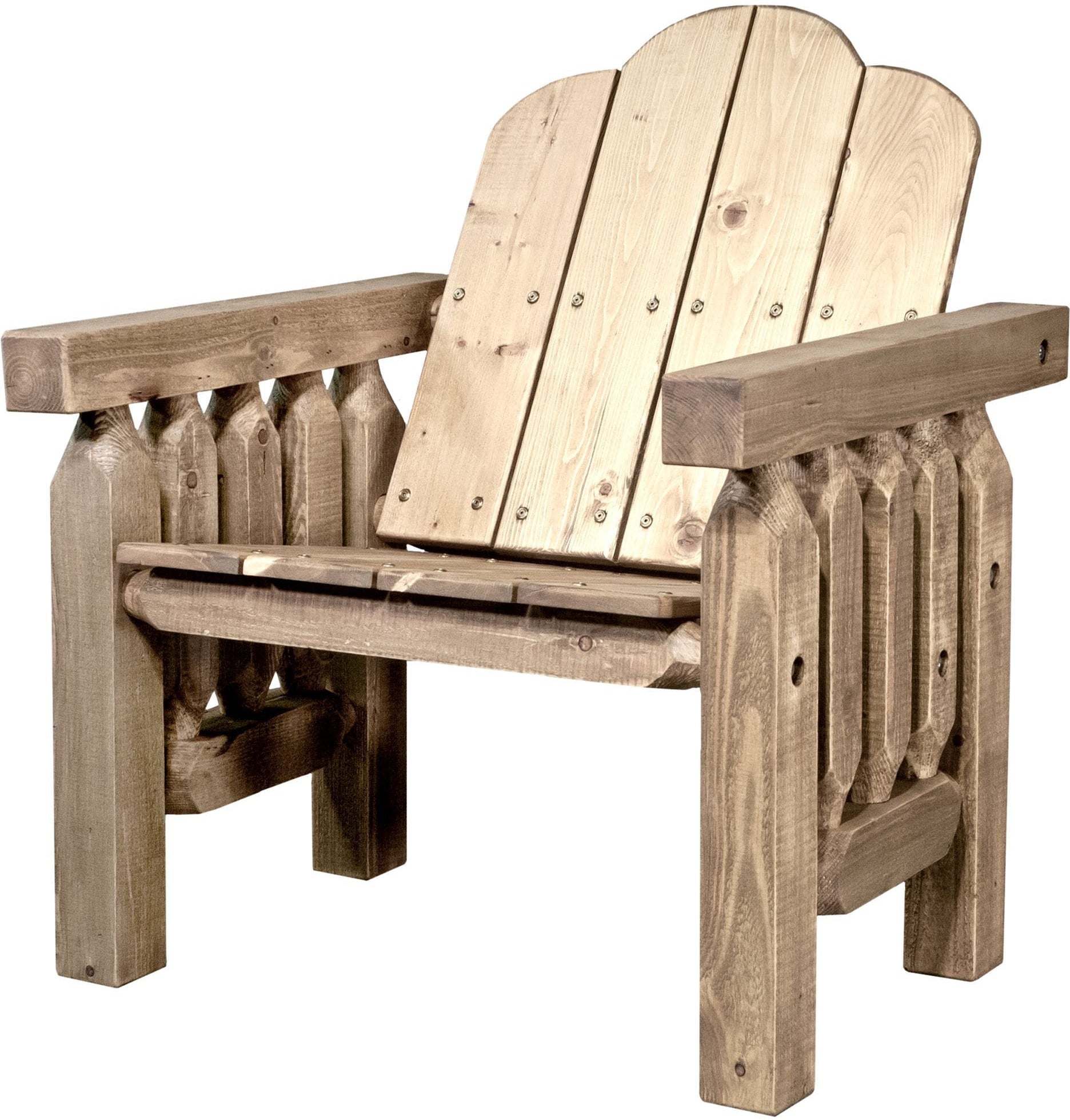 Montana Woodworks Homestead Collection Deck Chair-Rustic Furniture Marketplace