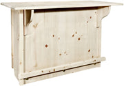 Montana Woodworks Homestead Collection Deluxe Bar with Foot Rail-Rustic Furniture Marketplace