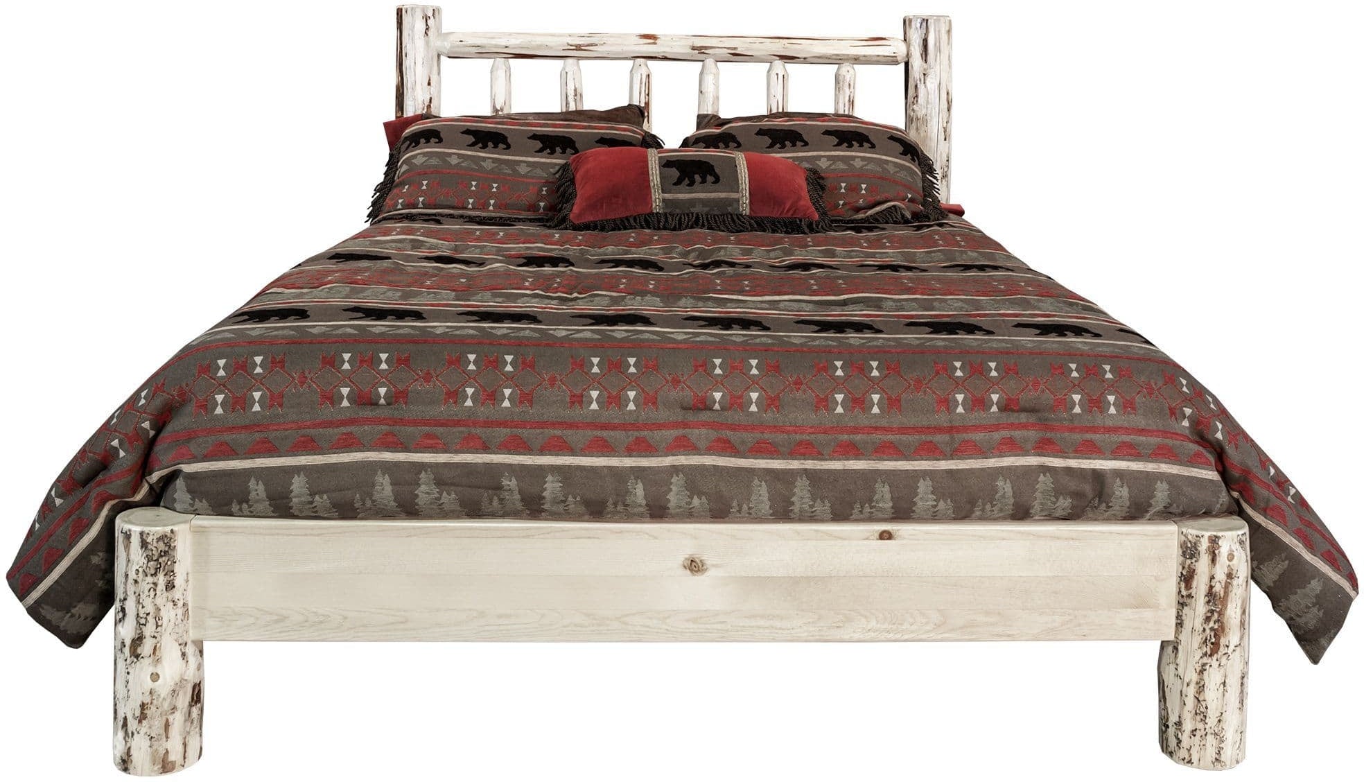 Montana Woodworks Montana Collection Full Platform Bed-Rustic Furniture Marketplace