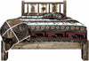 Montana Woodworks Homestead Collection Full Platform Bed - Stain & Clear Lacquer Finish-Rustic Furniture Marketplace