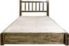 Montana Woodworks Homestead Collection Full Platform Bed with Storage-Rustic Furniture Marketplace