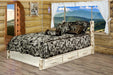 Montana Woodworks Montana Collection Full Storage Platform Bed-Rustic Furniture Marketplace