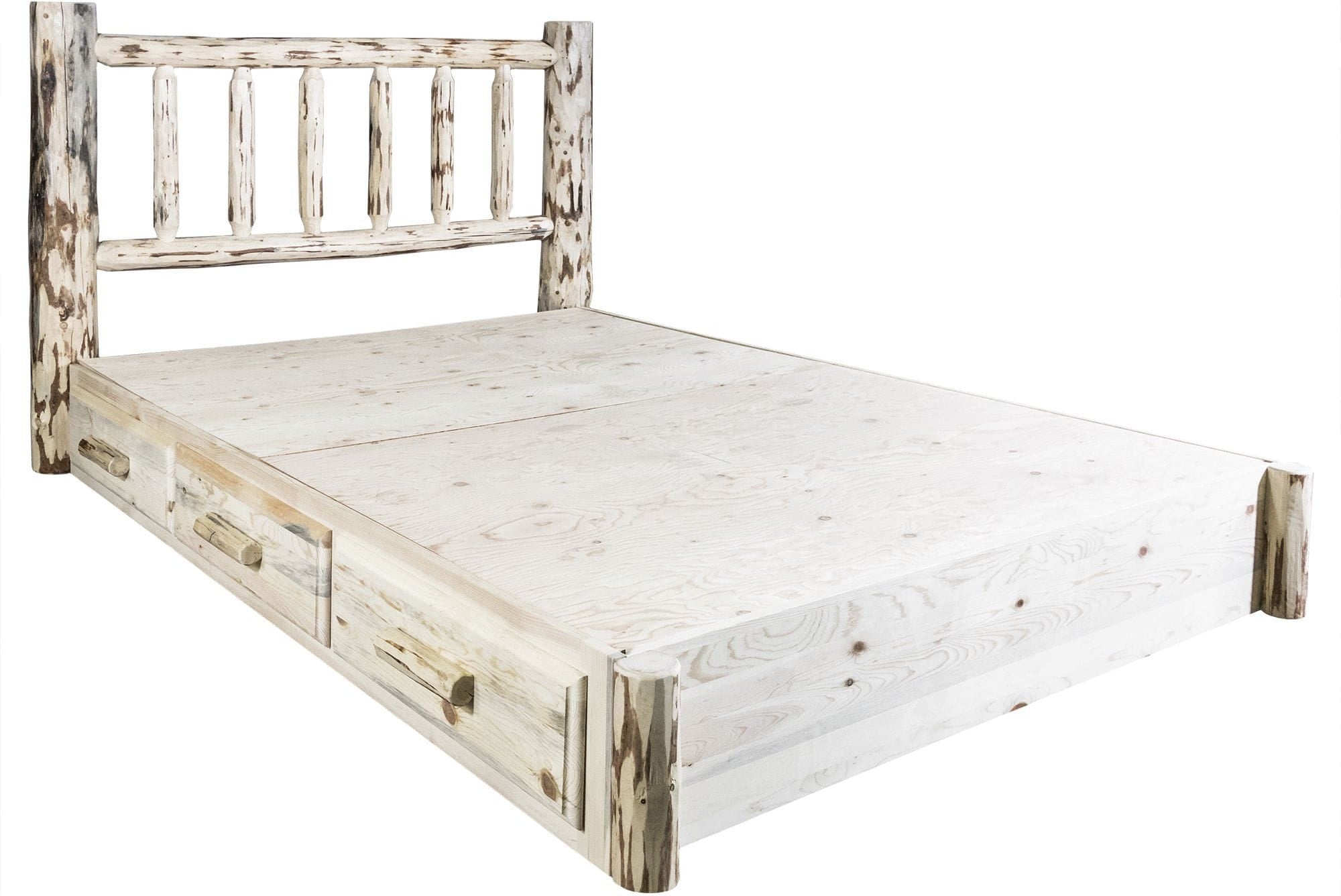 Montana Woodworks Montana Collection Full Storage Platform Bed-Rustic Furniture Marketplace