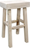 Montana Woodworks Homestead Collection Half Log Barstool-Rustic Furniture Marketplace