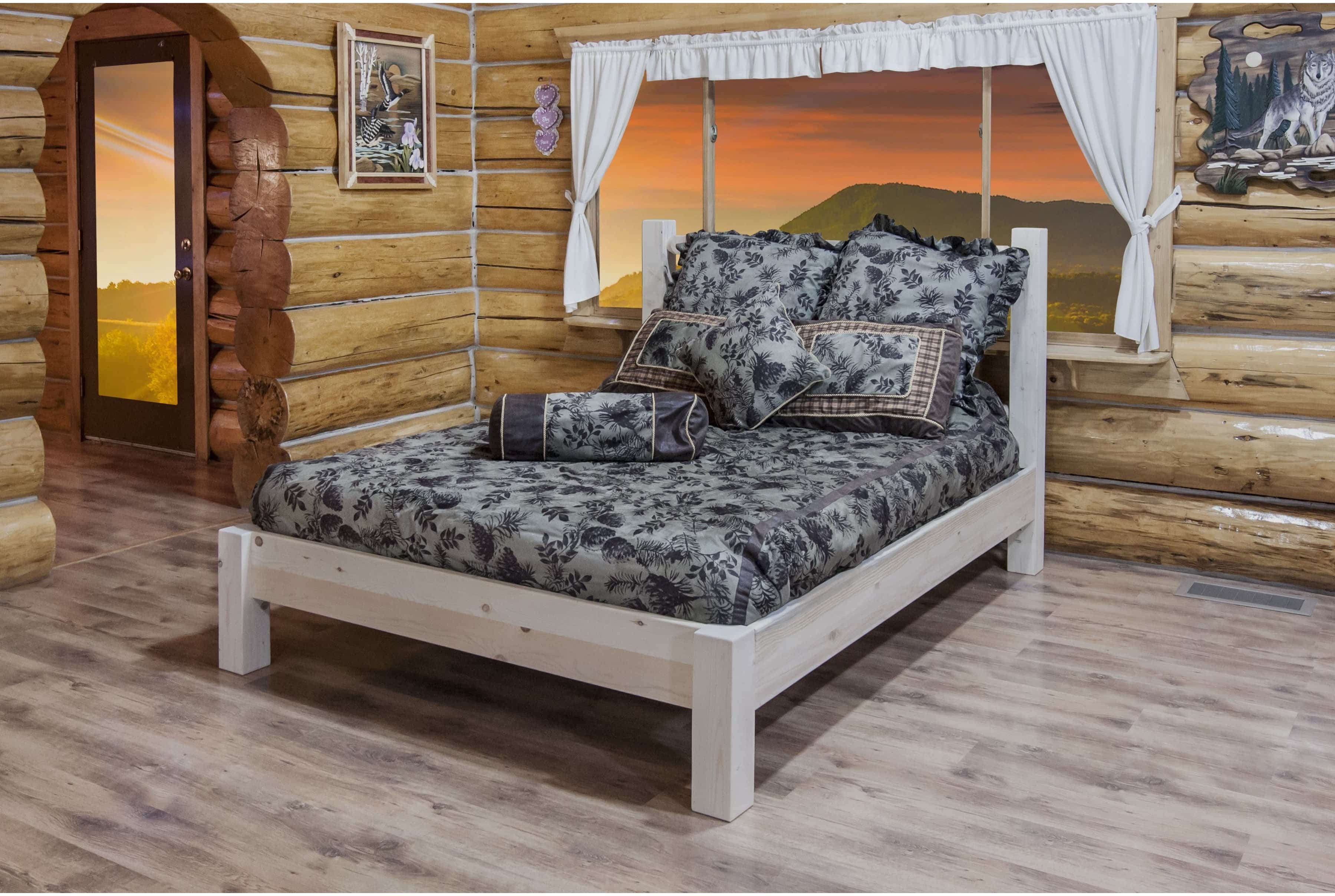 Montana Woodworks Homestead Collection King Platform Bed-Rustic Furniture Marketplace