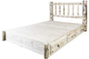 Montana Woodworks Montana Collection King Storage Platform Bed-Rustic Furniture Marketplace