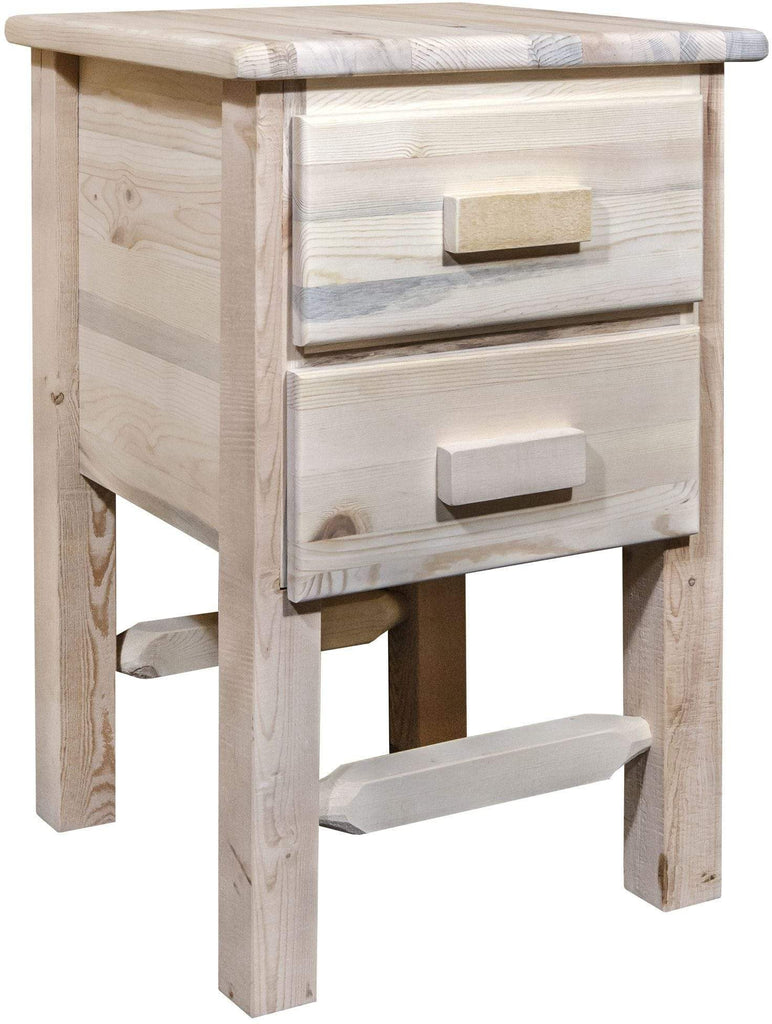 Montana Woodworks Homestead Collection Nightstand with 2 Drawers-Rustic Furniture Marketplace