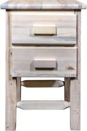 Montana Woodworks Homestead Collection Nightstand with 2 Drawers-Rustic Furniture Marketplace