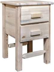 Montana Woodworks Homestead Collection Nightstand with 2 Drawers-Rustic Furniture Marketplace